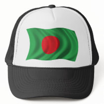 Wavy Bangladesh Flag Hat