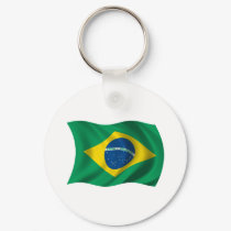 Wavy Brazil Flag keychains by teyes143 Wavy Brazil Flag keychains