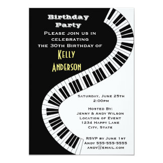 Piano Birthday Cards | Zazzle