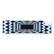Wavy Frames Bumper Sticker