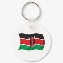 Wavy Kenya Flag keychains by teyes143 Wavy Kenya Flag keychains