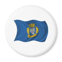 Wavy Kiev Flag magnets by teyes143 Wavy Kiev Flag magnets