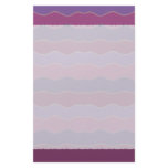 Wavy Lines Purple Stationery
