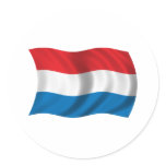 Wavy Netherlands Flag Sticker