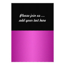 Wavy Pink Stripes Announcement