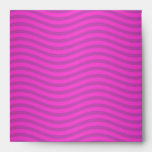 Wavy Pink Stripes Envelopes