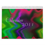 Wavy Rainbow Calendar