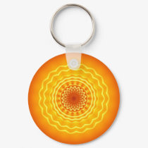 Wavy Rays Keychain by naturetees Wavy Rays Keychain