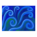 Wavy Sea Postcard