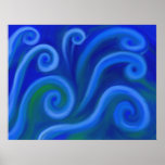 Wavy Sea Posters