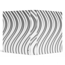 wavy silver flames pattern vinyl binders