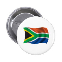 Wavy South Africa Flag Pin