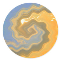Wavy  Spiral stickers