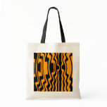 Wavy Stripe - Black and Orange Bags
