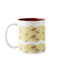 Wavy Stripes- Dragonfly Delight: Coffee Mug by occasions Wavy Stripes- Dragonfly Delight: Coffee Mug
