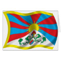 Wavy Tibet Flag cards by teyes143 Wavy Tibet Flag cards