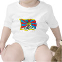 Wavy Tibet Flag t-shirts by teyes143 Wavy Tibet Flag t-shirts