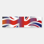 Wavy UK Bumper Sticker