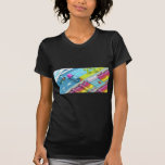 wavy wallpaper t-shirts