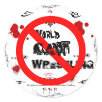 WAW Wrestling Sucks CAW stickers
