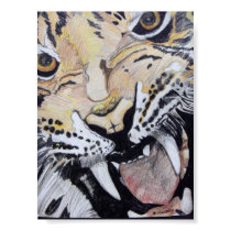 Wax Crayon Drawing- "ROAR" posters by SouthStreetArts Wax Crayon Drawing- "ROAR" posters