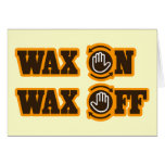 Wax On - Wax Off Cards