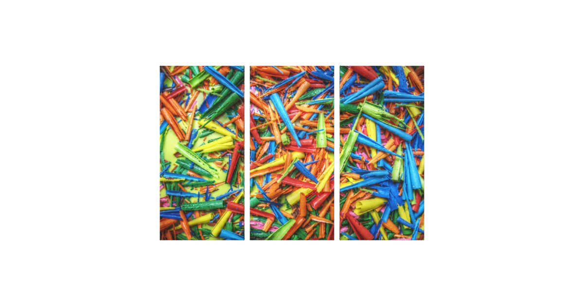 Wax Pencil Art 1 Wrapped Canvas Zazzle