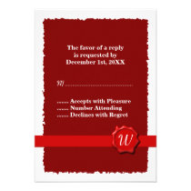 Wax Seal Rsvp Personalized Invitation