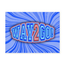 Way 2 Go! Postcards