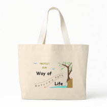 Way of Life Tote bags