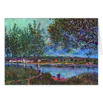 Way of the Old Ferry by Alfred Sisley Card