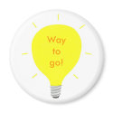 Way to go! light bulb magnets