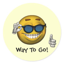 , Way To Go! stickers by chysshirts , Way To Go! stickers
