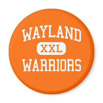 Wayland - Warriors - High - Wayland Massachusetts magnets by customteamsportswear Wayland - Warriors - High - Wayland Massachusetts magnets