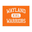 Wayland - Warriors - High - Wayland Massachusetts postcards