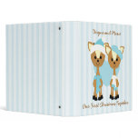 Wayne and Marie Deer Vinyl Binder