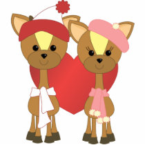 Wayne and Marie Deer Ornament photo sculptures by candystore Wayne and Marie Deer Ornament photo sculptures