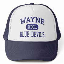 Wayne Blue Devils Middle Wayne Nebraska Mesh Hats