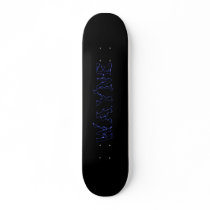 wayne blue lightning custom skateboard deck by mantisgraffix wayne blue lightning custom skateboard deck