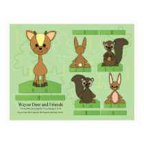 Wayne Deer and Friends Play Set posters by candystore Wayne Deer and Friends Play Set posters