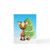 Wayne Deer in the Snow cards