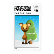Wayne Deer in the Snow postage by candystore Wayne Deer in the Snow postage