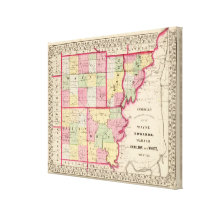Wayne, Edwards, Wabash, Hamilton, White counties Gallery Wrapped Canvas