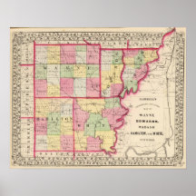 Wayne, Edwards, Wabash, Hamilton, White counties Posters