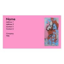 WAYNE PINK BUSINESS CARD TEMPLATE