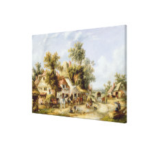 Wayside Inn Stretched Canvas Print