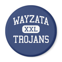 Wayzata - Trojans - High - Minneapolis Minnesota magnets by customteamsportswear Wayzata - Trojans - High - Minneapolis Minnesota magnets