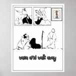 waza and walk away posters