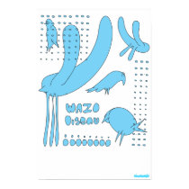 Wazo L'oiseau posters