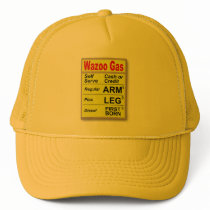 Wazoo Diesel Gas Price Sign hats by truckerhats Wazoo Diesel Gas Price Sign hats